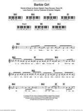Choose songs from more than 25 main music sheet categories and 140 music sheet tags. Aqua Barbie Girl Sheet Music For Piano Solo Chords Lyrics Melody