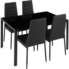 Kitchen table and chairs comes with 3 chairs 2 have seat pads very nice item looks great buyers collects social distance applies thanks if adds on items availible. Dining Table And Chair Set Berlin 4 1 Dining Room Table And Chairs Dining Table And 4 Chairs Kitchen Table And Chairs Black 402837