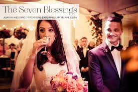 Before the jewish wedding ceremony. The Seven Blessings Sheva Brachot Jewish Wedding Traditions Explained 6 Smashing The Glass Jewish Wedding Blog
