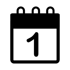 Calendar With Date Number 1 Free Vector Icons Designed By Freepik Number Icons Icon Vector Icon Design