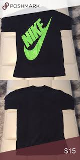 Black And Green Nike T Shirt Nike T Shirt Nike Tshirt Nike Nike Shirts