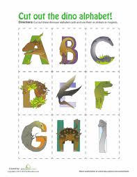 Dinosaur Alphabet Worksheet Education Com Dinosaur Alphabet Dinosaur Activities Dinosaur Printables