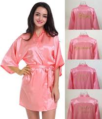 Details About New Satin Personalized Wedding Robe Bridesmaid Bride Mother Child Dressing Gown Minimalist Wedding Dresses Casual Wedding Dress Kimono Dressing Gown