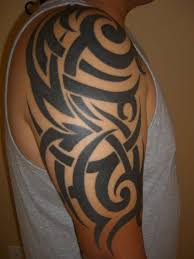 Cool Tribal Sleeve Braco Preenchido Tatuagem Tatuagens Tribais No Braco Tatuagens Tribais