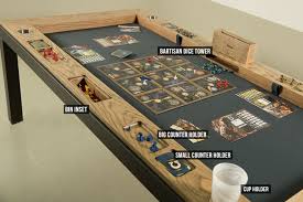 The Phalanx A Gaming Table With Minimalistic And Contemporary Look We Have Included All The Accessories An Gaming Table Diy Board Game Table Board Game Room
