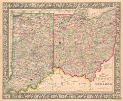 We did not find results for: County Map Of Ohio And Indiana Geographicus Rare Antique Maps