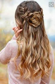 Updo Rose Hairstyle Prom Hairstyles For Long Hair Long Hair Styles Hair Styles