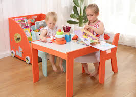 Labebe Wooden Activity Table Chair Set Fox Printed White Toddler Tabl Playroom Furniture Wooden Table And Chairs Learning Playroom