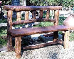 Pin By Mariah Everitt On For The Home Rustic Outdoor Benches Garden Furniture Design Teak Garden Bench