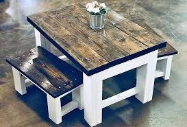 Kids Farmhouse Table Top With Epoxy So It Is Smooth Farmhouse Table Rustic Dining Table