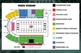 29 systematic ohio university peden stadium seating chart