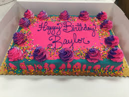 Birthday Sheet Cake Ideas Pin By Kristen Mcguckin On Kakes By Kristen Birthday Cake Decorating Birthday Sheet Cakes Neon Birthday Cakes