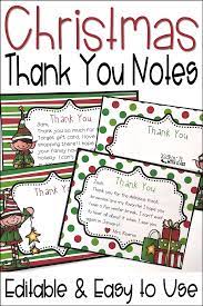 Many of us haven't gotten out much for the past six months, so give the gift of experience this holiday (but. Christmas Thank You Notes Editable Christmas Thank You Teacher Thank You Cards Writing Thank You Cards