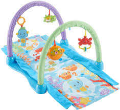 Fisher Price Kick N Crawl Musical Gym Seahorse 2 Ways To Play Mat Transforms As Baby Grows 1 Lay Play And Tummy Time Disco Fisher Price Musicals Baby Gym