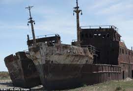 The mount carmel forest fire was a deadly forest fire that started on mount carmel in northern israel, just south of haifa. Desert Wrecks The Desolate Ship Cemetery Where Camels Walk Beside Rusting Vessels Buried In Sand Daily Mail Online