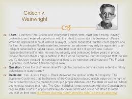 In a landmark legal decision, gideon v. Rights Of The Accused Amendments 4 8 Http