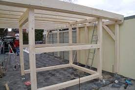 Grundflache Fur Den Schuppen Stellraum Im Carport Carport Selber Bauen Schuppen Selber Bauen Carport