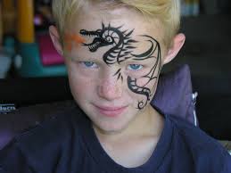 See more ideas about dragon face painting, dragon face, face painting. Dragon Face Paint The Painted Otter