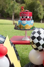 Kara S Party Ideas Lightning Mcqueen Ka Chow Birthday Party Kara S Party Ideas