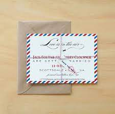 Vintage Air Mail Save The Date Air Mail Wedding Invitations Airplane Wedding Mail Wedding Invitations Airmail Wedding Destination Wedding Invitations Mexico