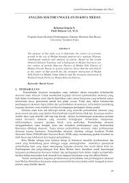Maybe you would like to learn more about one of these? Https Media Neliti Com Media Publications 14839 Id Analisis Sektor Unggulan Di Kota Medan Pdf