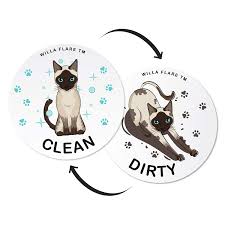 Shop dishwasher clean dirty magnets from cafepress. Dishwasher Magnet Clean Dirty Sign Kitchen Label For Home Organization Funny Clean Dirty Dishwasher Magnet Cat Accessories And Funny Cat Stuff Gifts Double Sided 2 Inch Circle Siamese Walmart Com Walmart Com