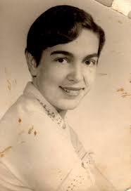 1. me 1954 2. I had to hide my shorts and put them