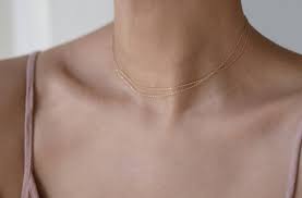 Collar De Envoltura Super Dainty Collares De Cadena Etsy In 2021 Thin Chain Necklace Simple Necklace Wrap Necklaces