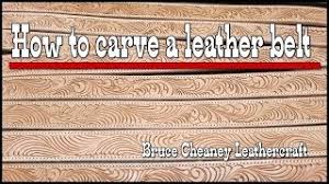 360 best leather stamping images | leather stamps, leather carving, leather tooling. Leather Carving How To Carve A Leather Belt Leather Working Youtube