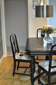 Before And After A Dining Room Set Goes From Dated To Darling Refurbished Table Furniture Makeover Furniture
