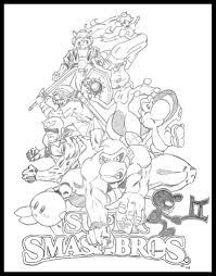 Super Smash Bros Coloring Pages Coloring Pages Super Super Mario Coloring Pages Mario Coloring Pages Coloring Books