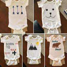 Diy Fabric Marker Onesies Onesie Decorating Baby Shower Onesie Baby Shower Prizes