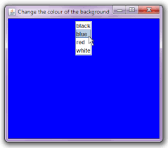 How to change window background color in windows 10 the window color is the background color used in classic win32 system windows, dialogs the background for the windows 10 photo app is black, and that is bad for transparent png and gif files. Changing Background Colour Using Jlist Denis Codes Java