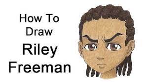 How To Draw Riley Freeman (The Boondocks) - Youtube