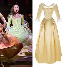Margarita peggy schuyler van rensselaer was the third daughter of continental army general philip schuyler. Musical Rock Opera Hamilton Hamilton Satin Stage Dress Concert Peggy Cosplay Costume Women Yellow Gown Fancy Movie Tv Costumes Aliexpress