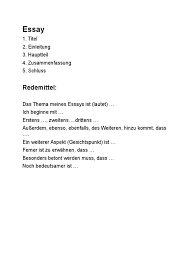 In den in den beispielsätzen orientieren wir uns am thema umweltschutz heute sprechen wir über das thema eine präsentation halten auf allen sprachniveaus b1, b2, c1. Essay Redemittel