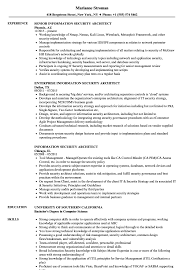 information security architect resume