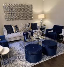 White Gold And Navy Blue Living Room Blue Sofas Living Room Blue Furniture Living Room Blue Living Room Decor
