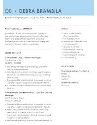 You may want to tailor it to fit a specific job description. Finance Manager Resume Examples Jobhero