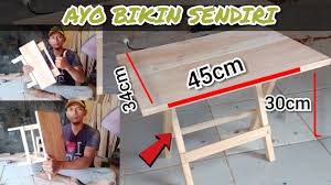 Meja dinding lipat atau floating shelf ini bagus untuk ruangan terkecil dalam rumah. Cara Membuat Meja Lipat Dari Kayu Skil Tukang Kayu Youtube
