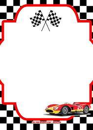 Free Printable Race Car Invitations