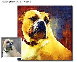 Now shipping to the uk. Custom Pet Portrait Painting From Photo Dog Cat