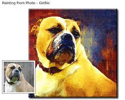 Pet portrait painting from photo. Custom Pet Portrait Painting From Photo Dog Cat