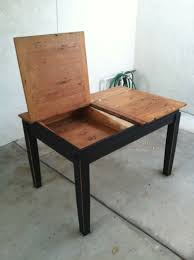 Recycled Dining Table With Storage Underneath Dining Table With Storage Dining Table Dining Chairs
