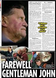 FAREWELL GENTLEMAN JOHN