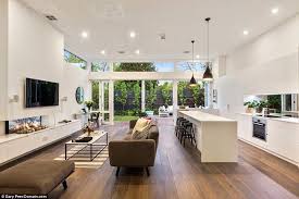 Inside Sam Wood And Snezana Markoski 8217 S Lovenest Open Plan Kitchen Living Room Elegant Living Room Design Open Plan Kitchen Dining