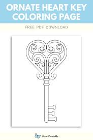 Search through 623,989 free printable colorings at getcolorings. Free Ornate Heart Key Coloring Page Heart Coloring Pages Coloring Pages Heart Key Tattoo