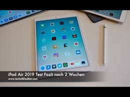 The ipad air (3rd generation) (colloquially referred to as ipad air 3) is a tablet computer developed, and marketed by apple inc. Ipad Air 2019 Test Fazit Nach 2 Wochen Youtube