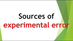 Image result for Experimental Error