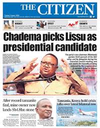 Donate today the citizen reporter. The Citizen The Citizen Newspaper This Tuesday Chadema Facebook